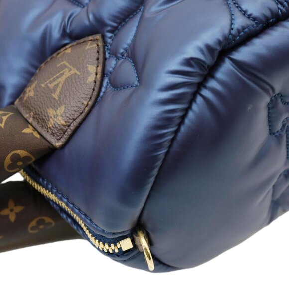 Louis Vuitton Speedy Pillow Bandouliere 25 Econyl Nylon Crossbody Bag Navy Blue - Picture 7 of 13